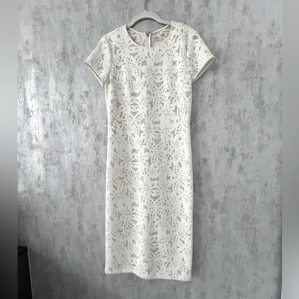 Rebecca Taylor white lace dress
